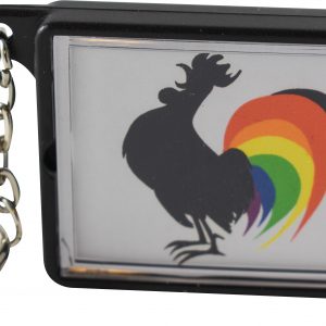 Flashlight Key Chain – Rainbow Rooster
