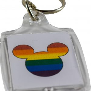 Rainbow Mouse Acrylic Key Chain