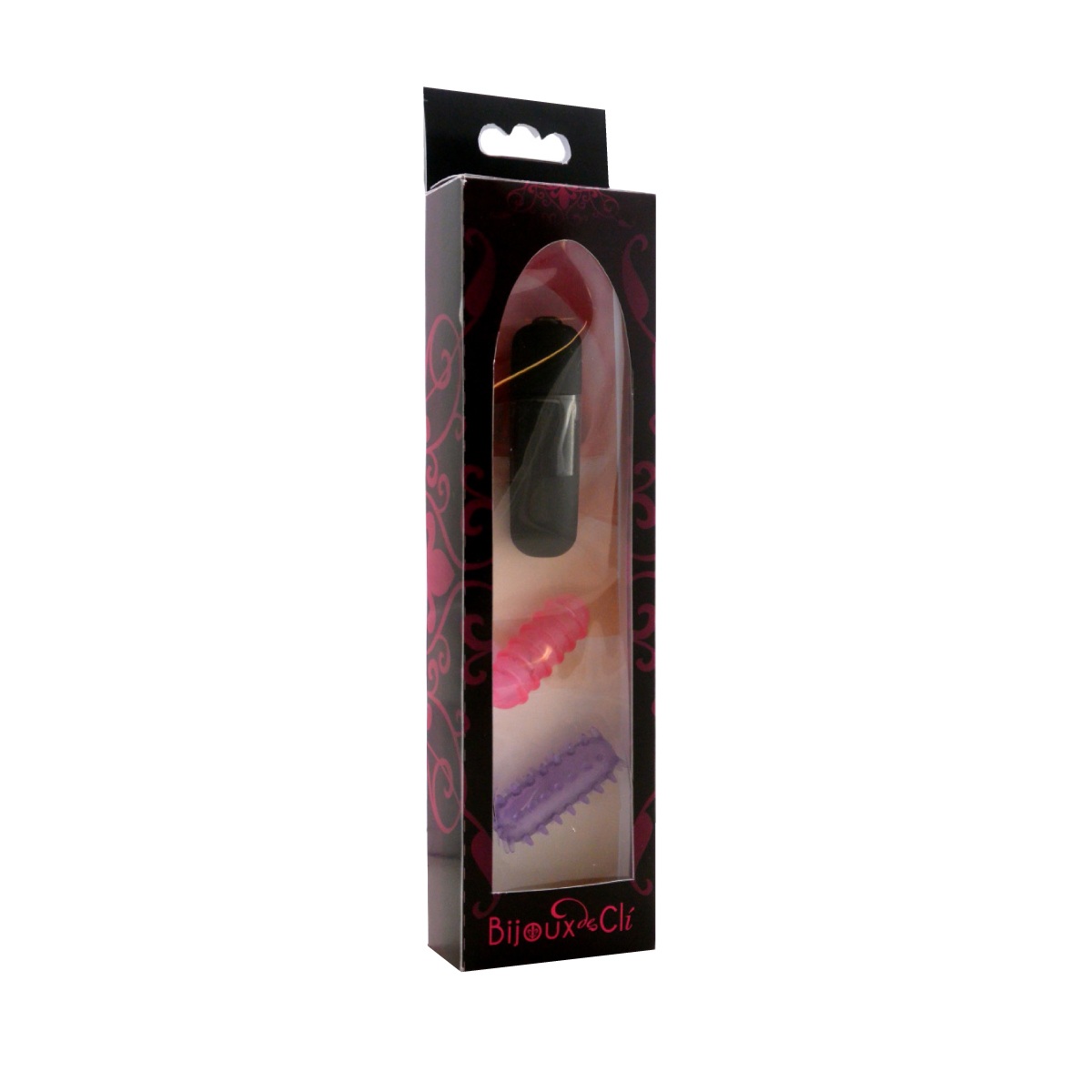 Bijoux de Cli - Clitoral Kit - Black Bullet w/ Finger Lovers - Image 2
