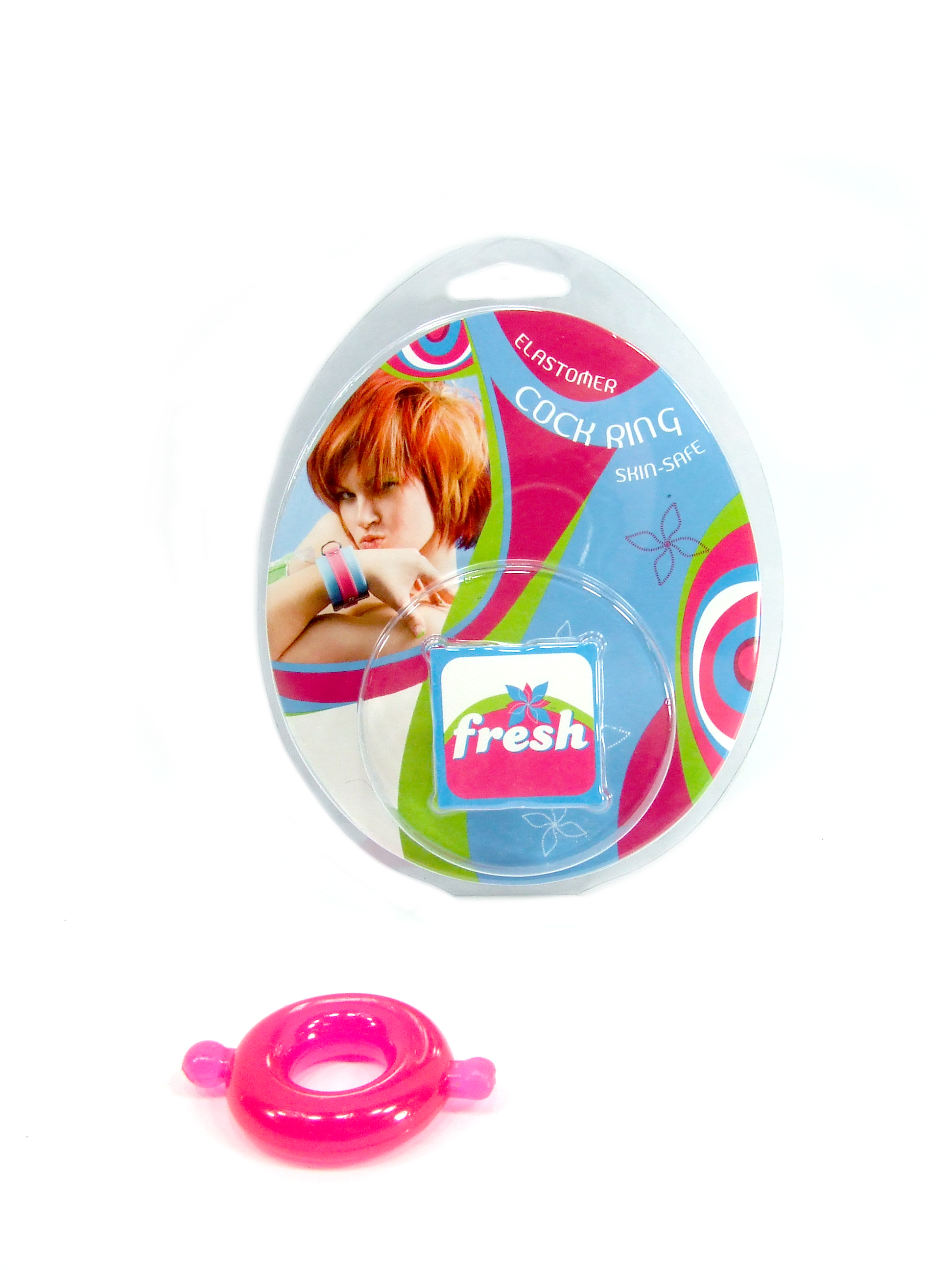 Fresh Cock Ring, Elastomer, Small, Pink - Image 2