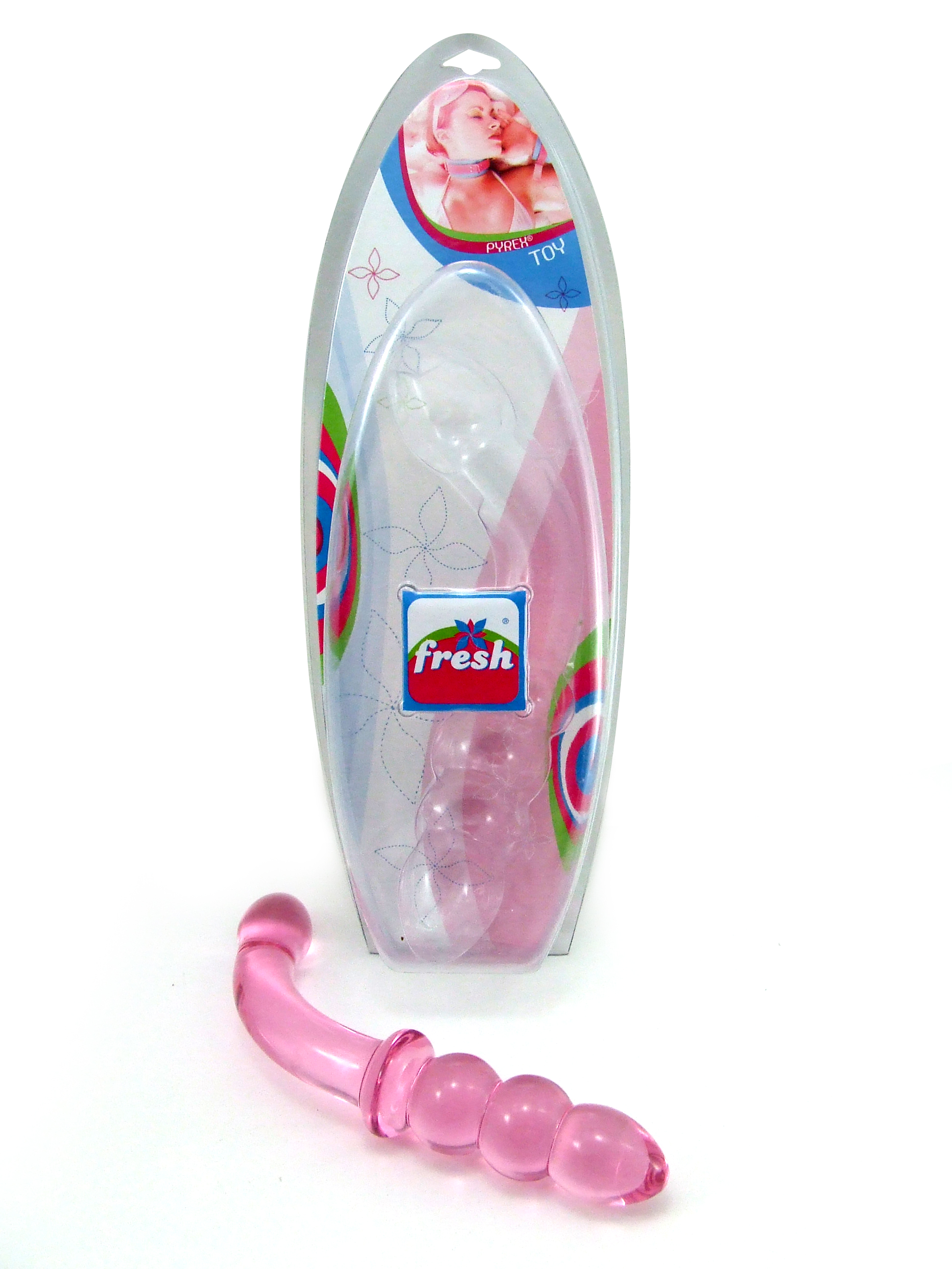 Fresh Dildo - Boro. Glass - G-Spot - Pink - Image 2