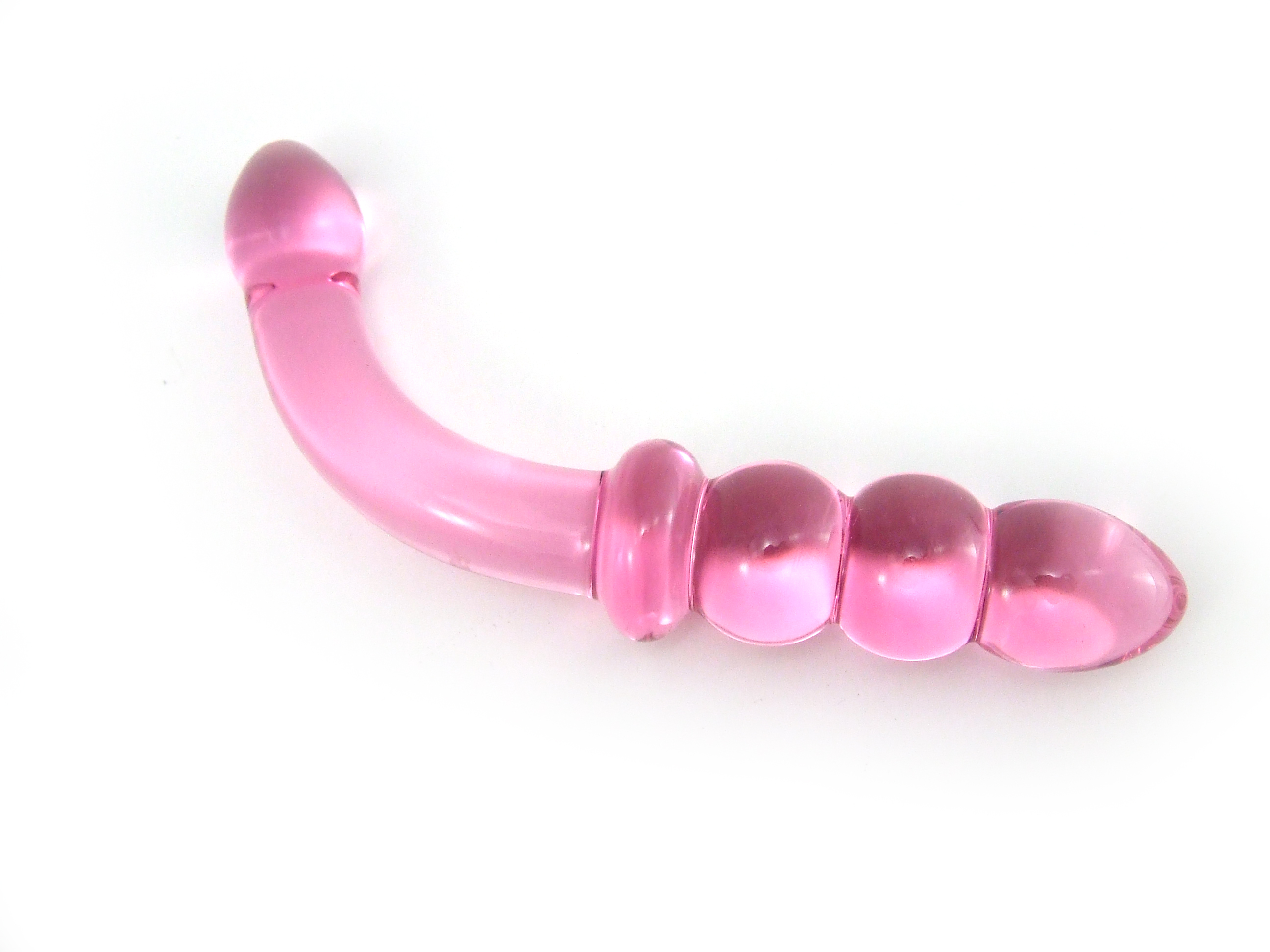Fresh Dildo - Boro. Glass - G-Spot - Pink