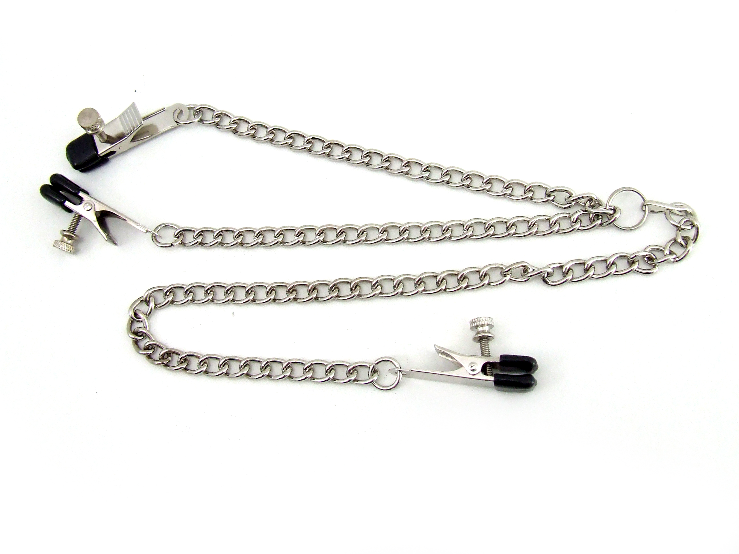 Heart 2 Heart - Nipple clamp - Ystyle - 3 Alligators Chrome