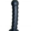 Heart 2 Heart - Dildo - Silicone - 7 1/2" Nubby - Black - Image 2