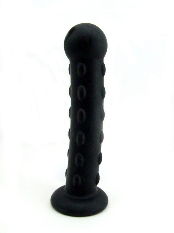 Heart 2 Heart - Dildo - Silicone - 7 1/2" Nubby - Black