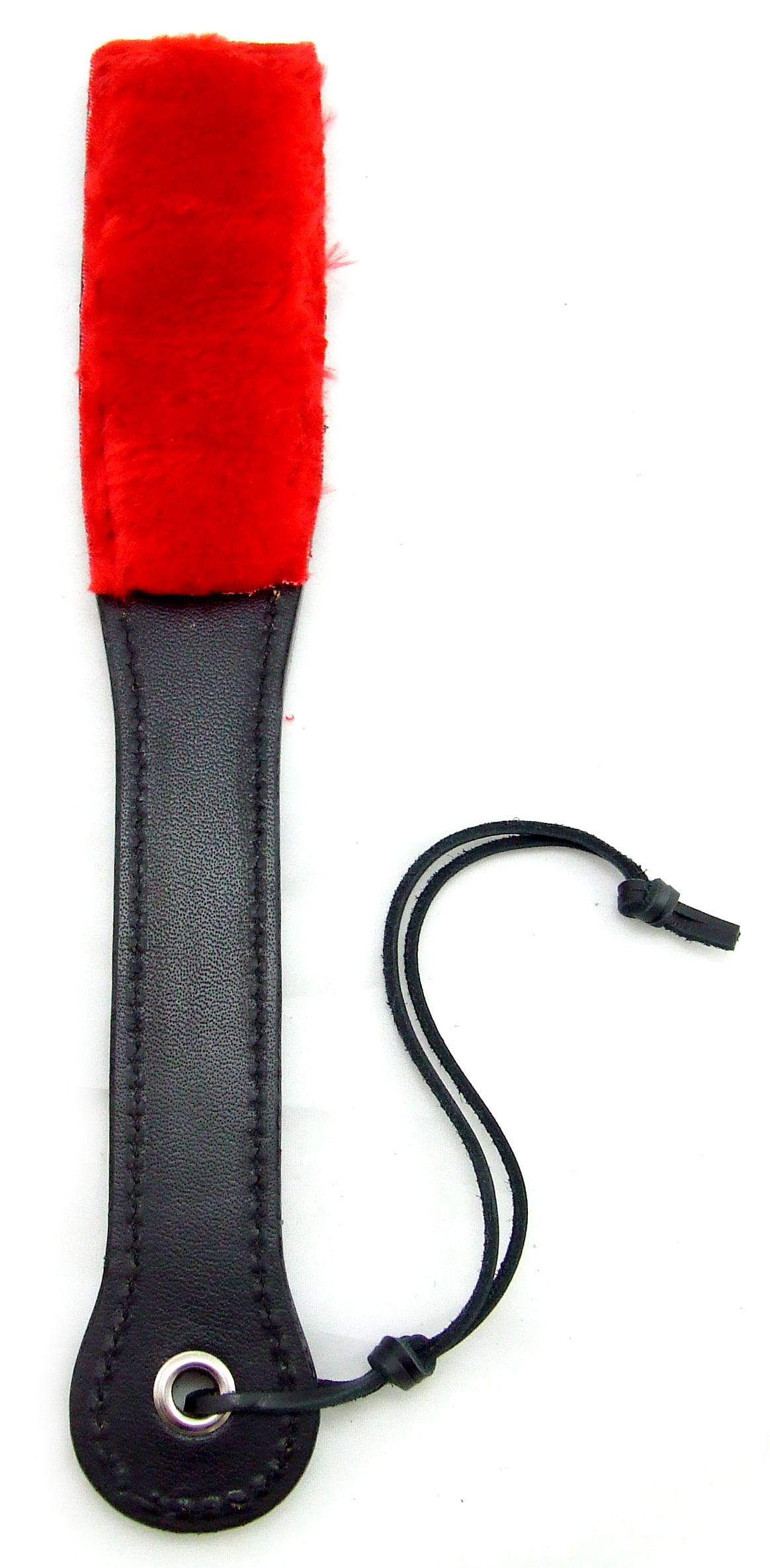Heart 2 Heart - Paddle - Leather - 12" Red with Red Fur