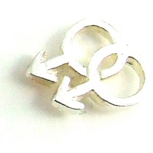 Male Male Sterling Silver Earring Post