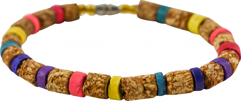 Rainbow mahogany tube beads bracelet – PHS International