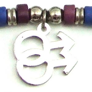 Double Male with Ceramic Rainbow Beads Necklace