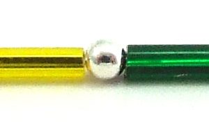 Liquid Silver Rainbow Tube Necklace