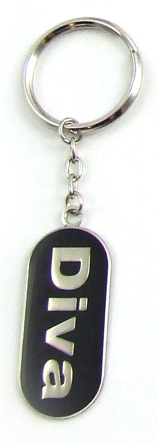 Metal Diva Key Chain