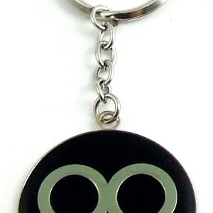 Metal dbl female key chain