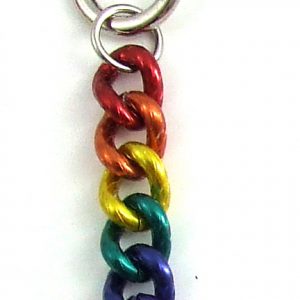Rainbow Chain with Snap Key