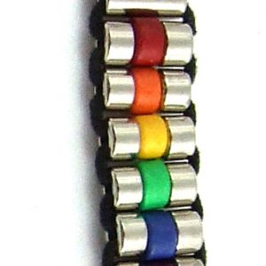 Rainbow Beads/Bars Key Chain Sm