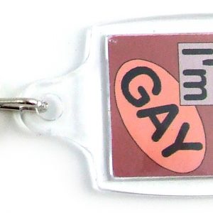 Yep, I'm Gay Key Chain