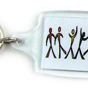 Rainbow Dancers Key Chain