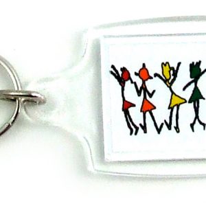 Rainbow Girlz Key Chain