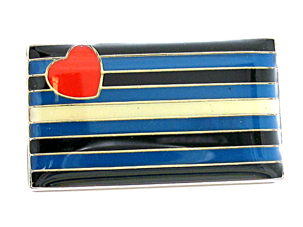 Leather Flag Pin