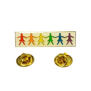 Rainbow Womyn Lapel Pin