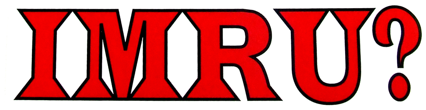 Sticker - Bumper - IMRU