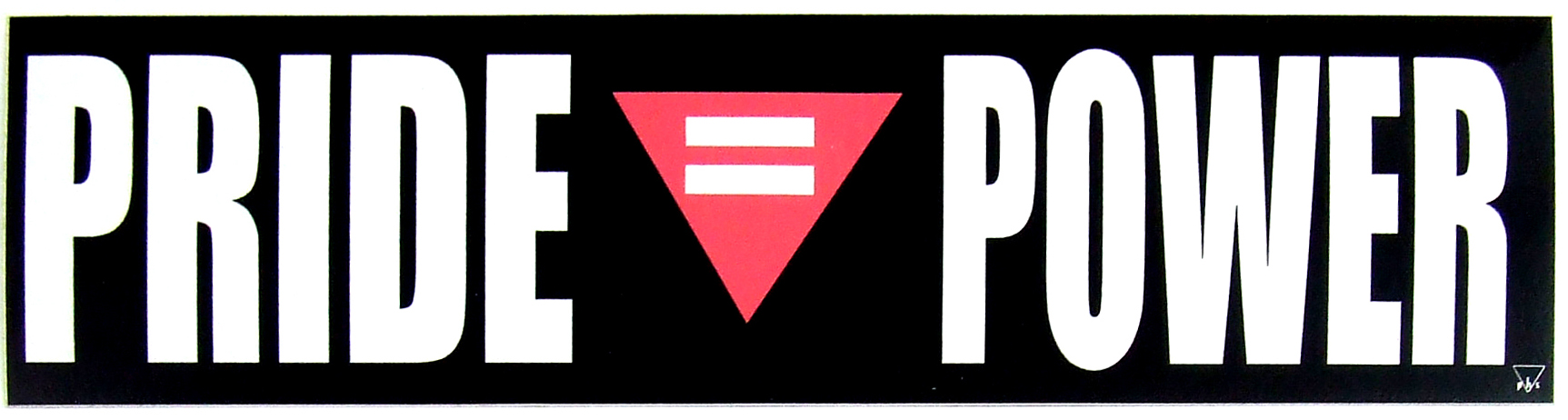 Sticker - Bumper - Pride=Power