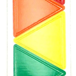Rainbow triangle stickers