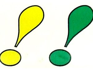 Rainbow Exclamation Points Sticker