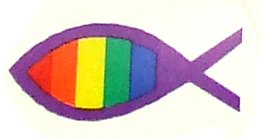 Rainbow fish Sticker 10 per sheet