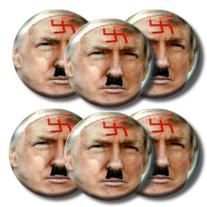 Set tRUMP N*a*zi buttons (SET OF 6) 1.25” or 3.175cm pin back button