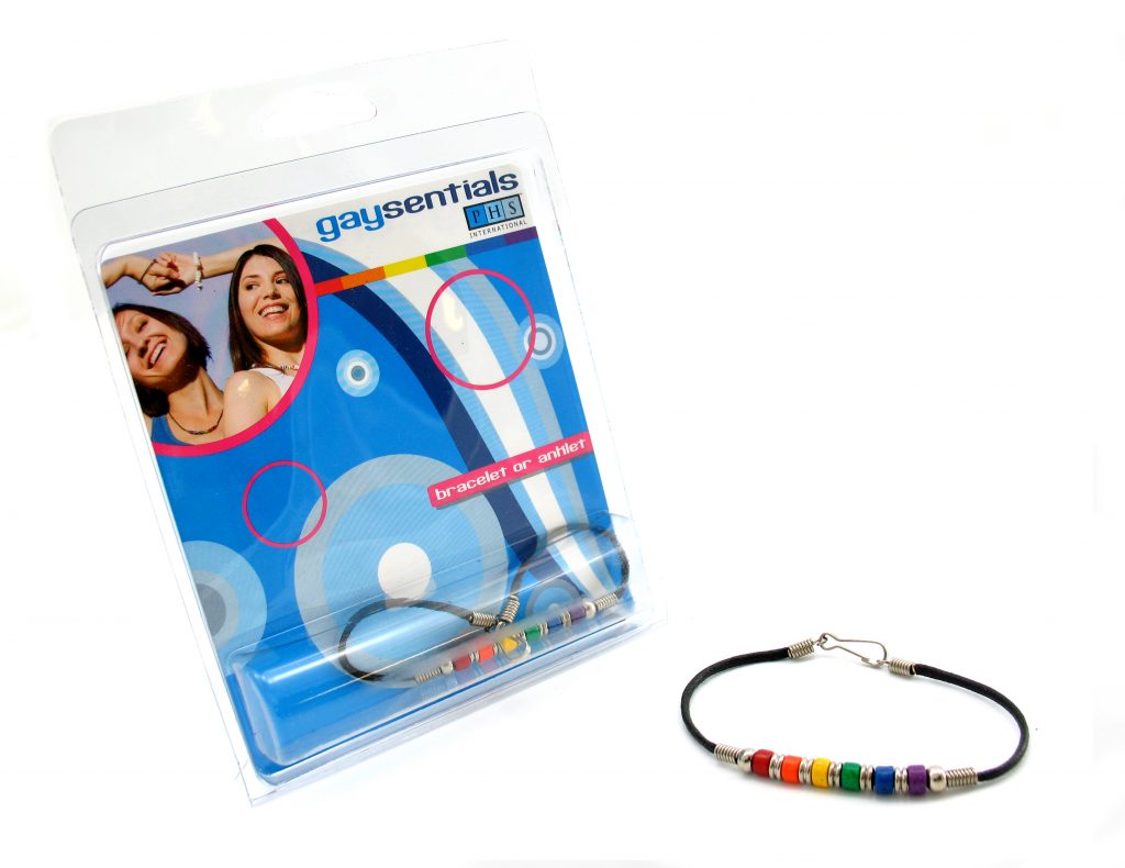Gaysentials Ceramic Bead Bracelet – 8″ – PHS International