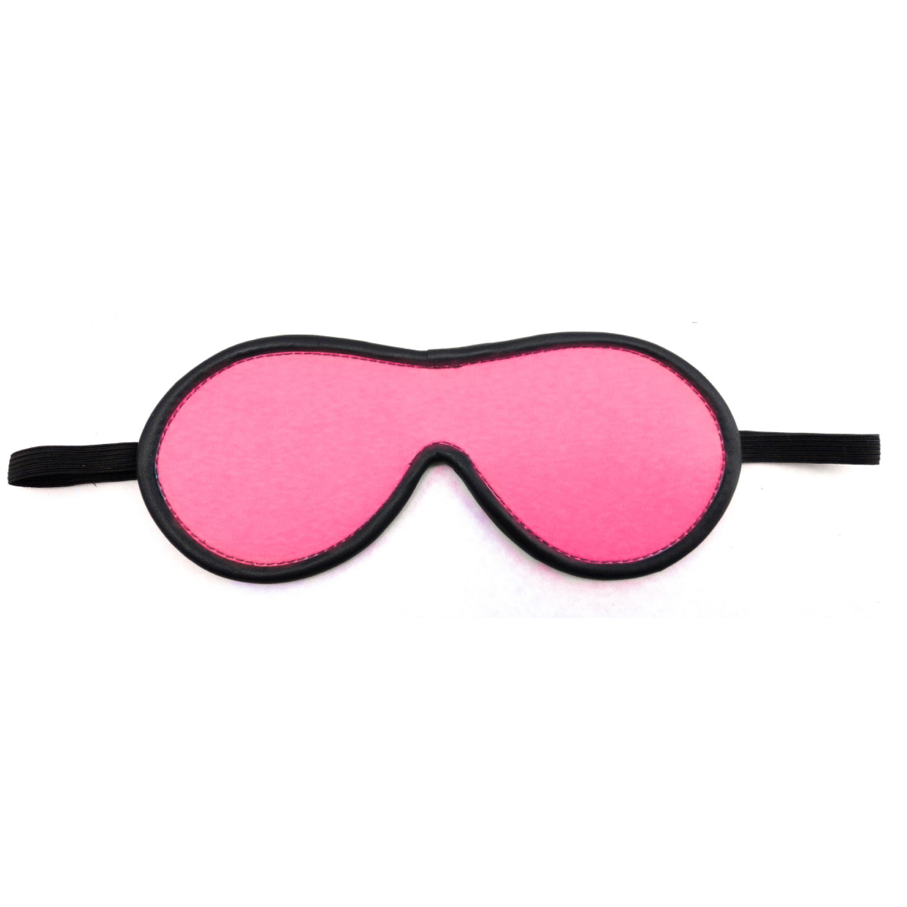 Ka-Pow Color - Blindfold - Leather - Pink & Black
