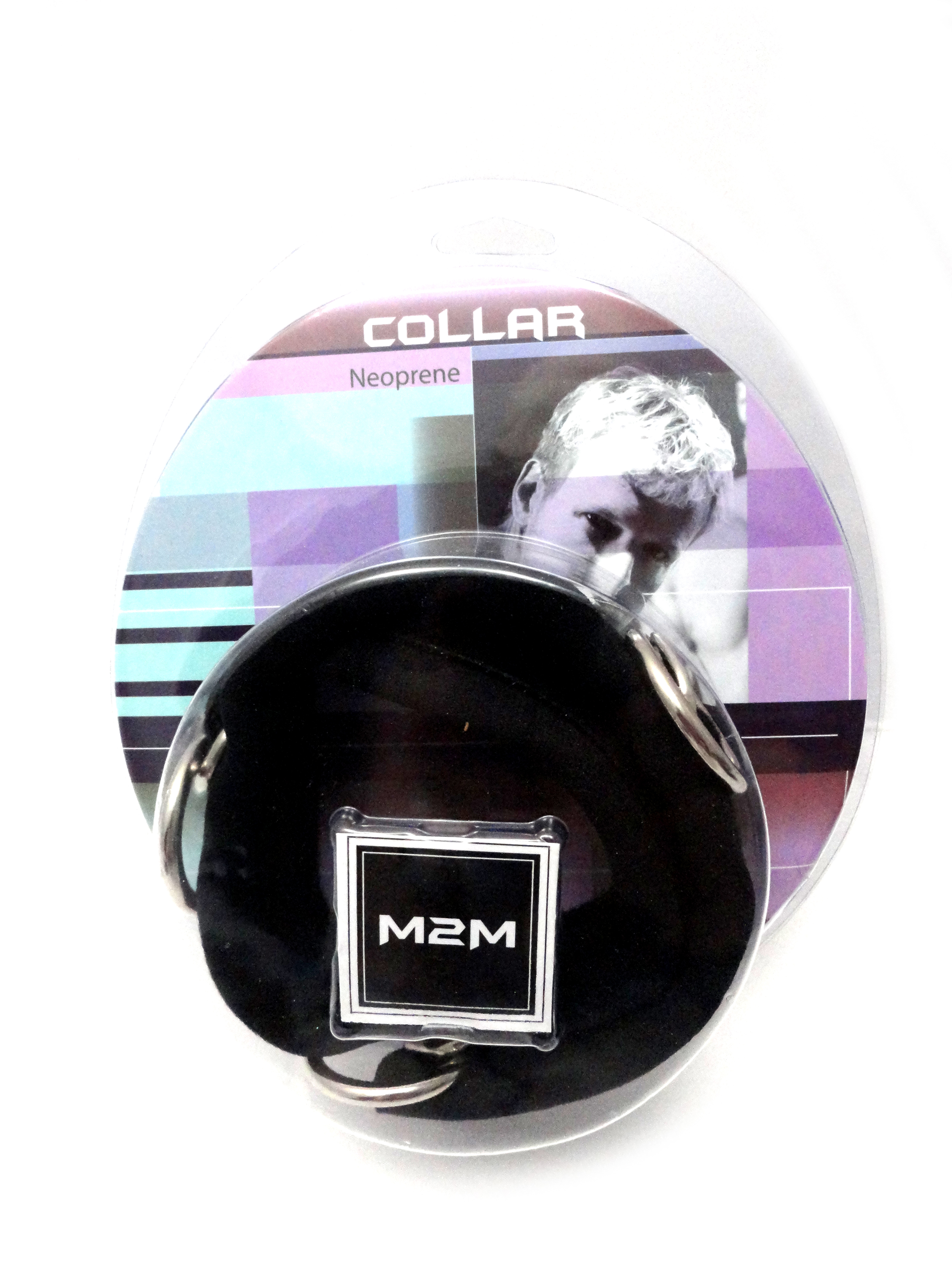 M2M Collar - Neoprene with velcro - Black - Image 3