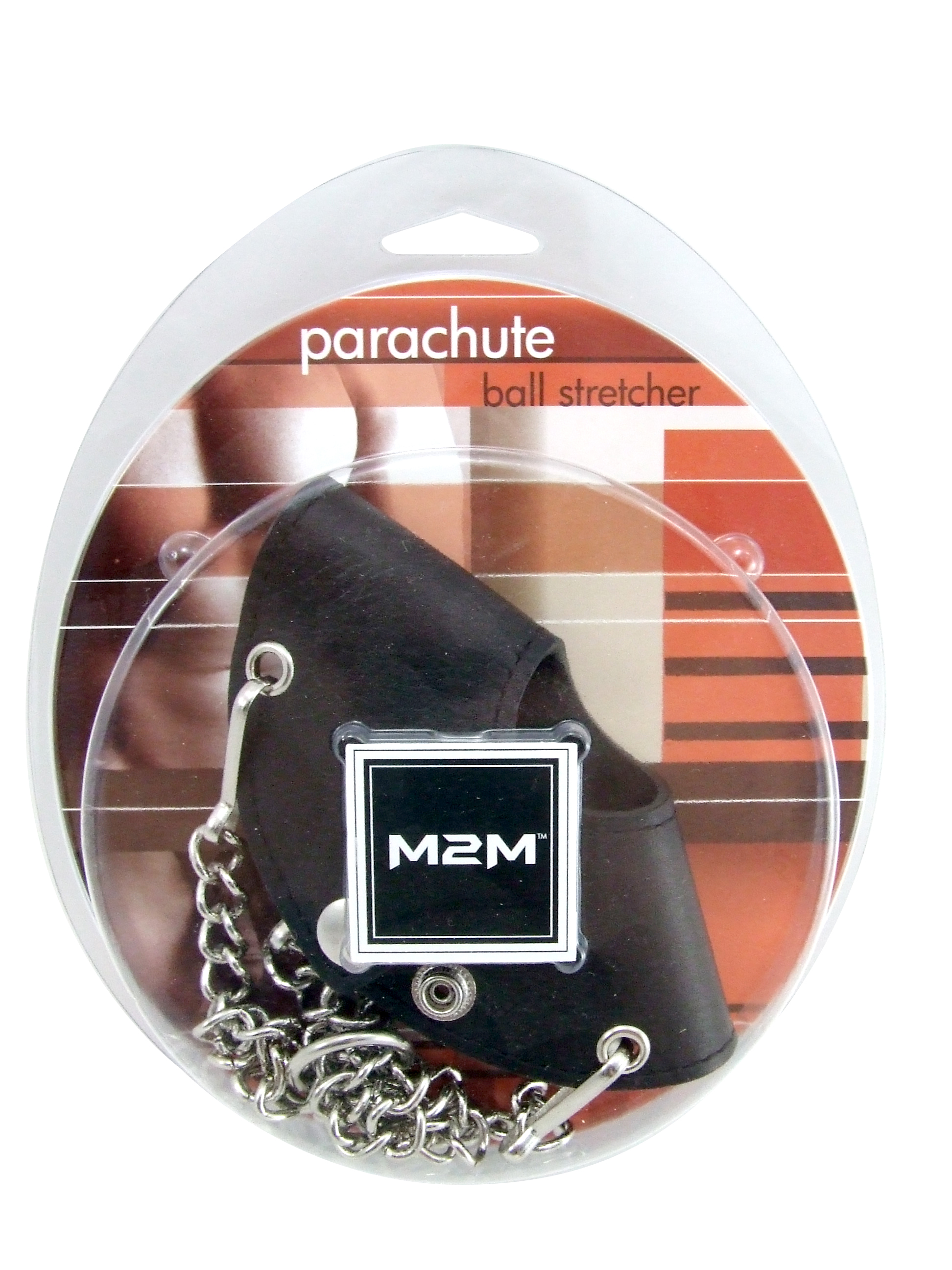 M2M Ball Stretcher, Leather, Parachute, Black - Image 3