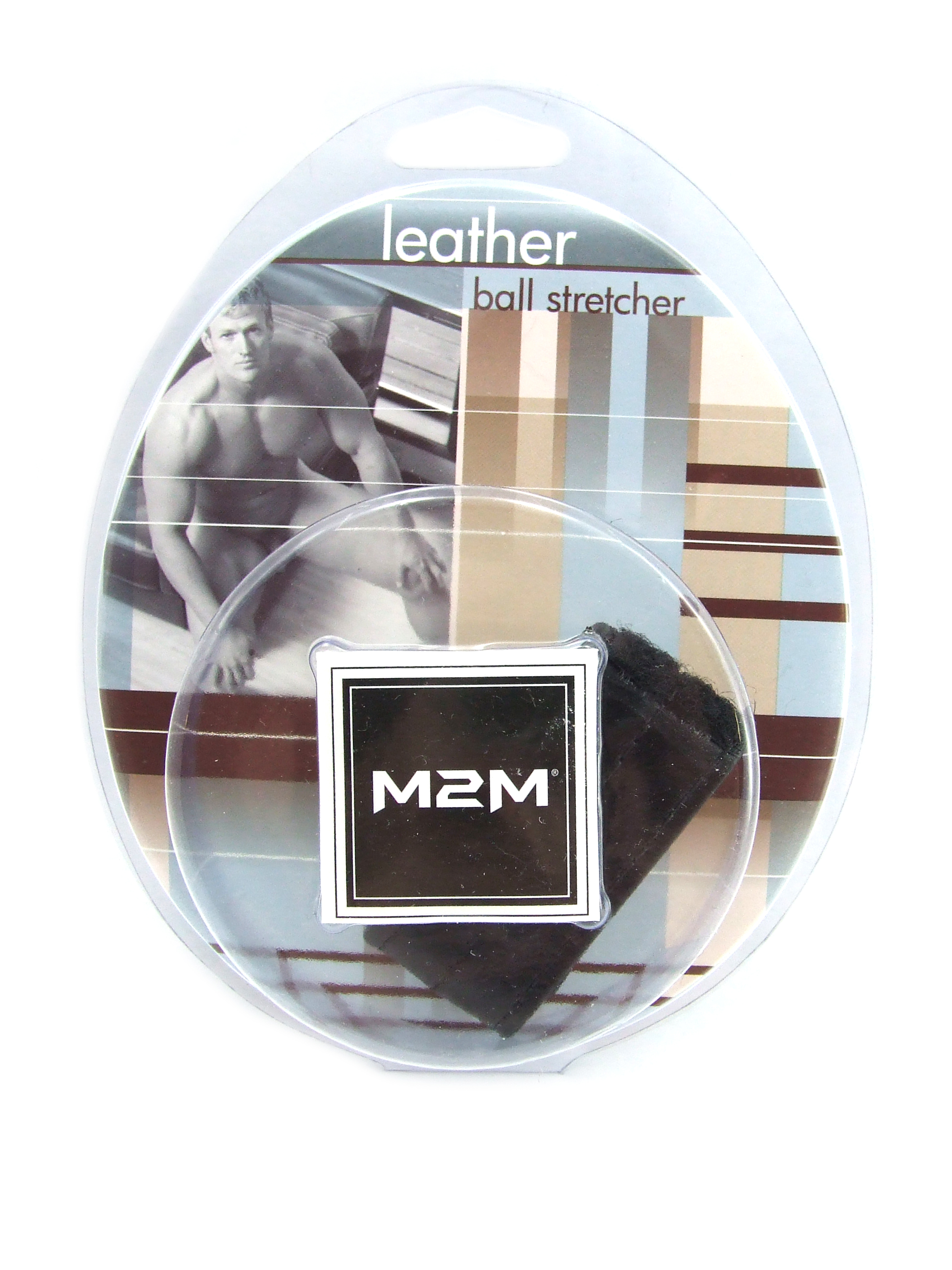 M2M Ball Stretcher, Leather, Velcro, 1-inch, Black - Image 3