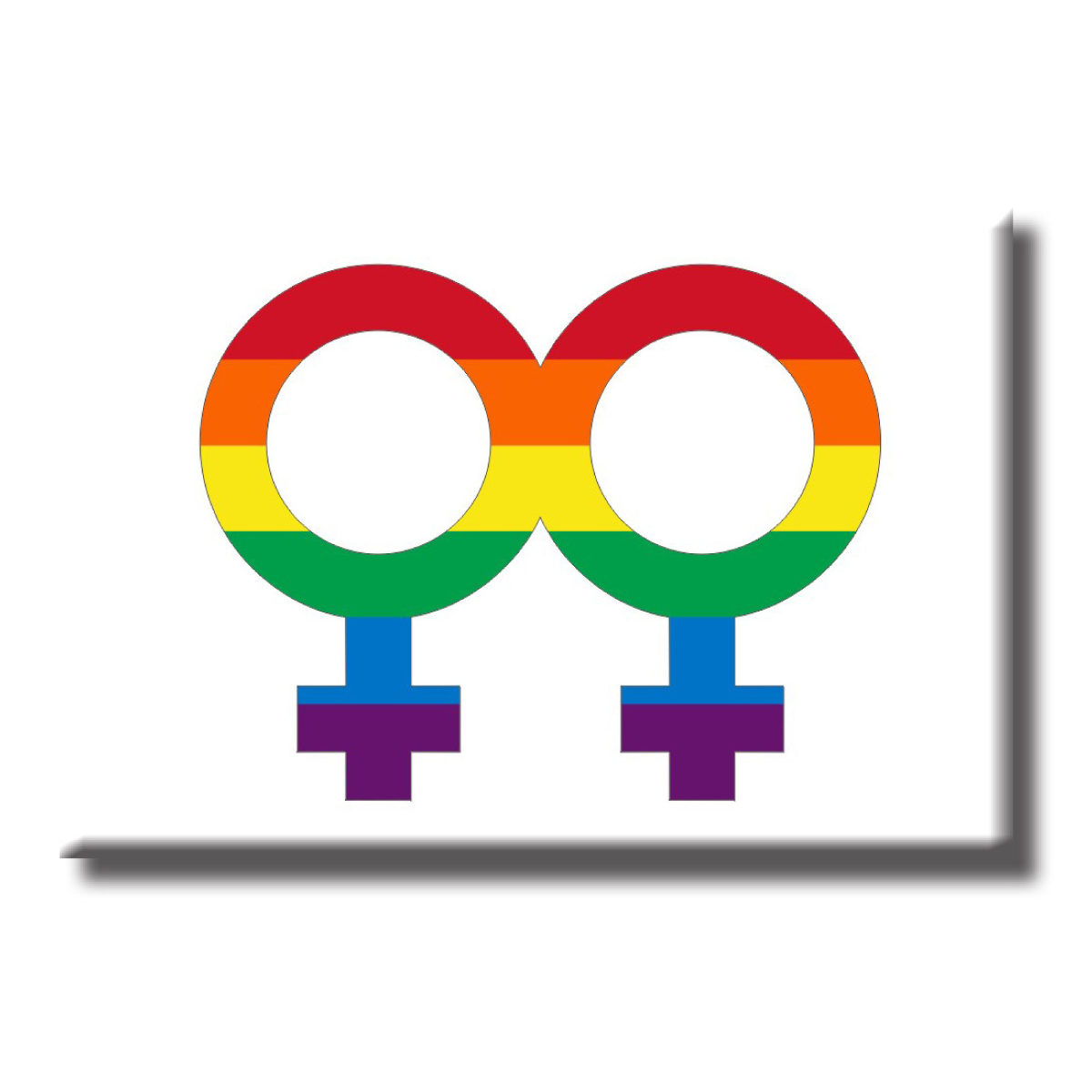 Magnet - Double female symbol