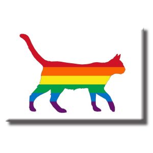 Magnet - Rainbow cat