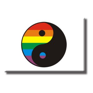 Magnet - Rainbow Yin/Yang